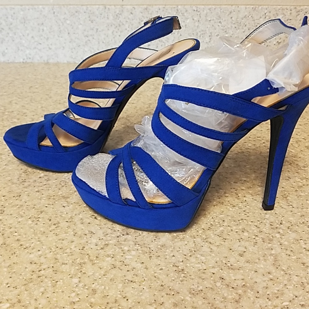 Strappy heel sandals